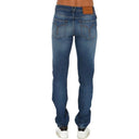 Cotton Logo Denim Jeans Versace