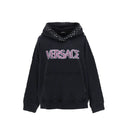 Cotton Logo Sweatshirt Versace