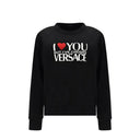 Cotton Logo Sweatshirt Versace