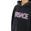 Cotton Logo Sweatshirt Versace
