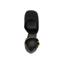 Silk Satin Platform Pumps Versace