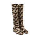 Canvas Logo Boots Valentino Garavani