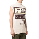 Slogan Print Vest Pullover Jil Sander