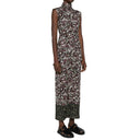 Knit-Print Long Dress Loewe