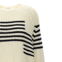 Wool Blend Striped Sweater Loewe