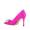 Double Bow Satin Pumps MACH & MACH