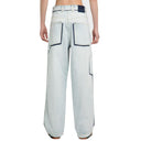 Wide Leg Denim Jeans Maison Margiela