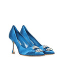 Maida 090 Satin Pumps Manolo Blahnik