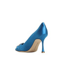 Maida 090 Satin Pumps Manolo Blahnik