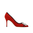 Tuberian 90 Suede Pumps Manolo Blahnik