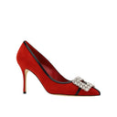 Tuberian 90 Suede Pumps Manolo Blahnik