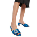 Prinap 050 Satin Mules Manolo Blahnik