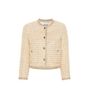 Check Lamé Jacket Miu Miu