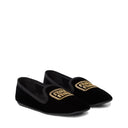 Logo Velvet Flats Miu Miu