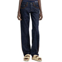 Piped-Trim Denim Jeans Miu Miu