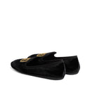 Logo Velvet Flats Miu Miu