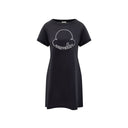 Cotton Logo Mini Dress Moncler