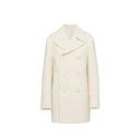 Double-Breasted Wool Coat Prada