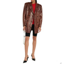 Leather Coat Prada