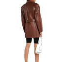 Leather Coat Prada