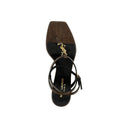 Cassandra Leather Flip-Flop Sandals Saint Laurent