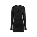 Cowl Back Mini Dress Saint Laurent