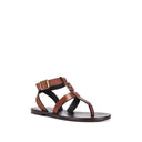 Hardy Leather Sandals Saint Laurent