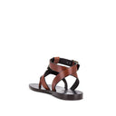 Hardy Leather Sandals Saint Laurent