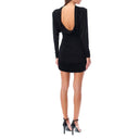 Cowl Back Mini Dress Saint Laurent