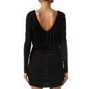 Mini Draped Dress Saint Laurent