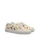 Printed Canvas Sneakers Saint Laurent