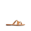 Rockstud Leather Flat Sandals Valentino Garavani