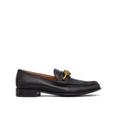 V-Logo Moon Leather Loafers Valentino Garavani