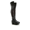 Leather Platform Boots Prada