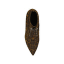 Kiki Lace-Up Leopard-Print Ankle Boots Saint Laurent