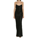 Satin Long Dress Saint Laurent