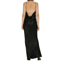 Satin Long Dress Saint Laurent