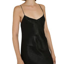 Satin Long Dress Saint Laurent