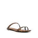 Tanger Flat Sandals Saint Laurent