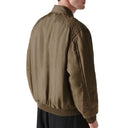 Twill Teddy Bomber Jacket Saint Laurent
