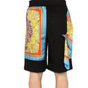 Barocco Goddess Night Print Shorts Versace