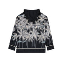 Hooded Printed Shirt Palm Angels