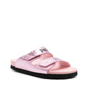Leather Logo Sandals Palm Angels