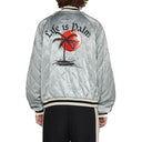 Quilted Logo Jacket Palm Angels