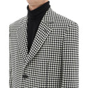 Pied-De-Poule Wool Coat Alexander McQueen