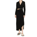 Cut-Out Midi Dress Off-White