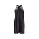 Satin Strappy Midi Dress Balenciaga