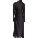 Satin Strappy Midi Dress Balenciaga