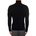 Cashmere Blend Rib Knit Turtleneck Balenciaga