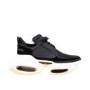 Leather And Fabric Sneakers Balmain